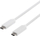 Kabllo USB C Deltaco USB3.1, 1m, e bardhë