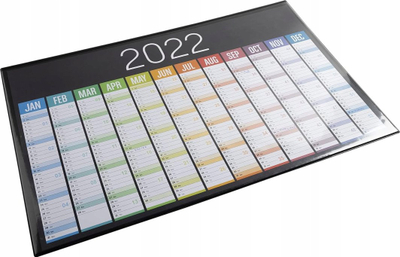 Mbulesë tavoline Durable Overlay Desk, 53x40cm, mat, e zezë