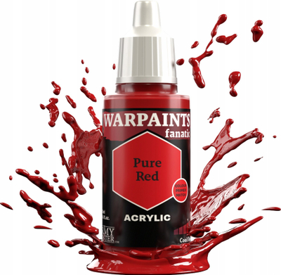Ngjyrë akrilike The Army Painter Warpaints Fanatic Pure Red WP3118P, 18ml, e kuqe