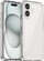 Kuti mbrojtëse Outer Space Case për iPhone 16 Plus, transparente, me kornizë të verdhë