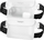 Çantë uji për bel Spigen Aqua Shield A620, set 2 copë, IPX8, bardh e zi