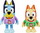 Lodër autobus Bluey Town Bus Playset, me 2 figura, plastikë, i verdhë blu