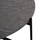 Tavolinë për kafe Φ80x45Hcm (HM9588.02), gri/ zezë