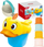 Set lodrash me ujë WOOPIE Funny Baby Water Toy, kovë rosak, filxhanë matës, shumëngjyrësh