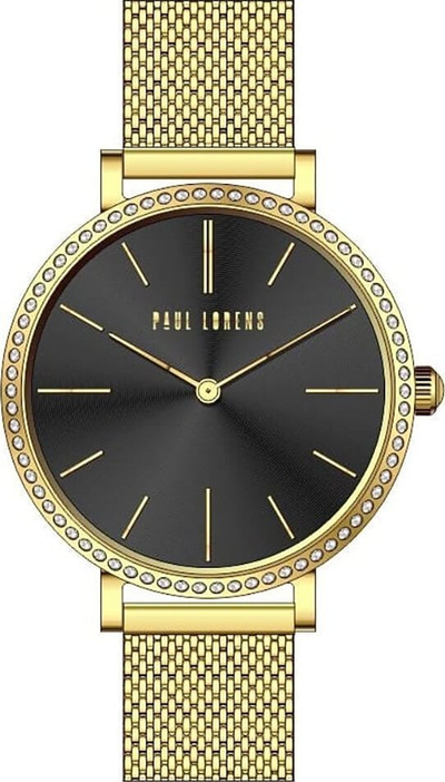 Orë dore për femra Paul Lorens PL12894B-1D1, mekanizëm kuarc, çelik inox, argjendi