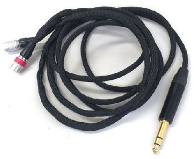Kabllo audio Dan Clark Audio Vivo, 6.3mm, 1.8m, e zezë