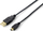 Kabllo USB Equip, USB-A në miniUSB, 3 m, e zezë