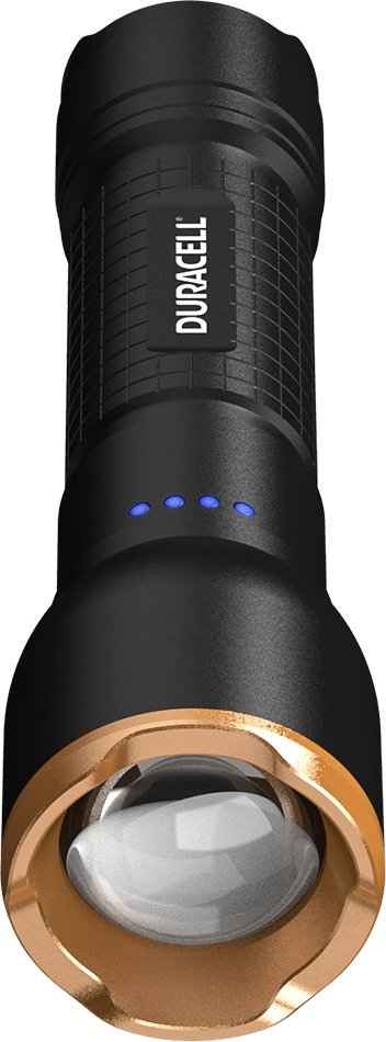 Elektrik dore Duracell DF2500R, 2500 lm, 4000 mAh, i zi