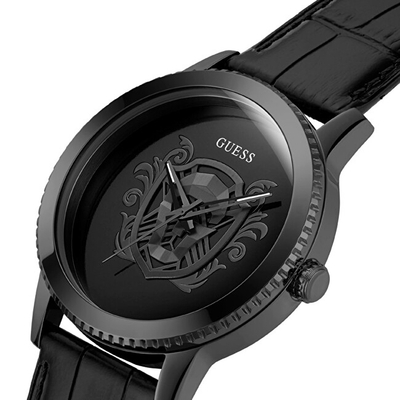 Orë dore për meshkuj Guess Monarch GW0566G2, e zezë