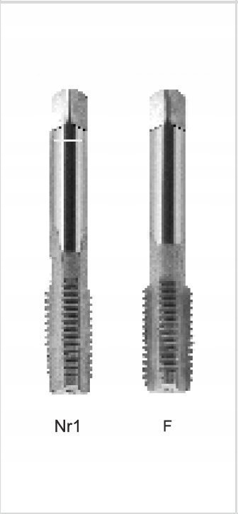 Set çelësa prerës Fanar TAP M10x1, HSSE, për inoks