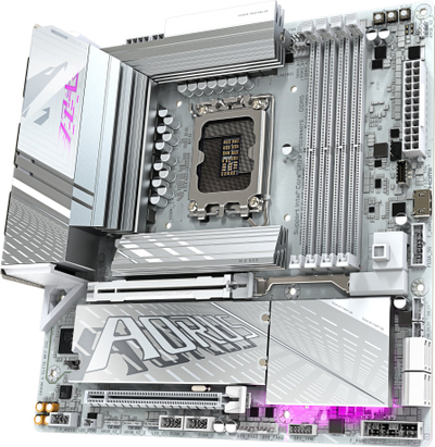 Pllakë amë GIGABYTE Z890M AORUS ELITE WIFI7 ICE, DDR5, WiFi 7, e zezë