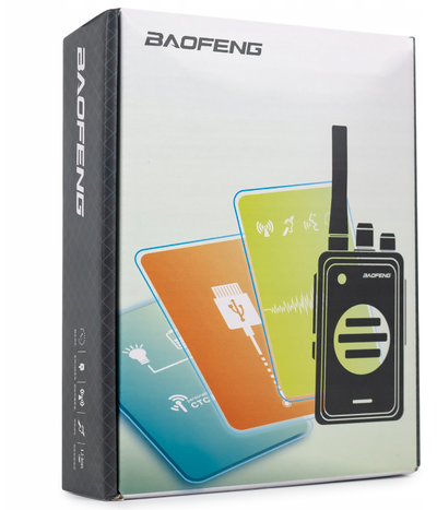 Radiolidhje walkie talkie Baofeng BF-T25E, set 2 copë, 16 kanale, blu