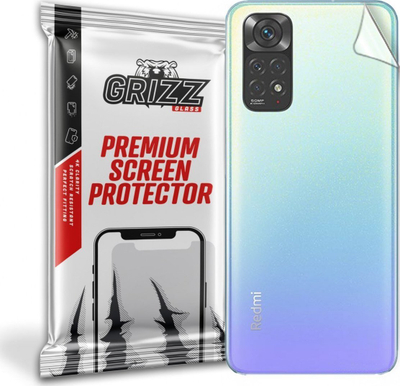 Folje mbrojtëse GrizzGlass për Xiaomi Redmi Note 11 5G, mbrapa, transparente