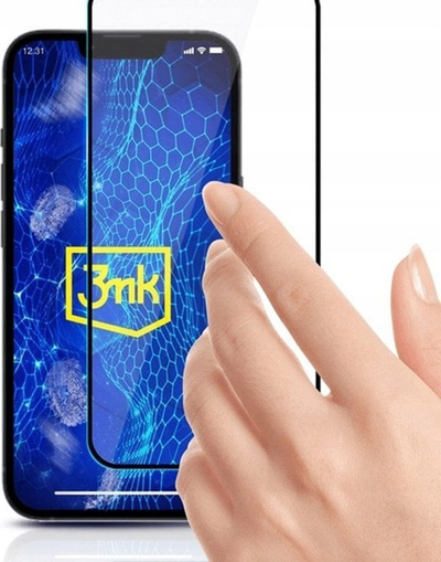 Заштитно стакло 3mk HardGlass Max Lite за Redmi Note 13 Pro Plus, 0.3mm, 9H, црно