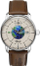 Orë burrash Zeppelin Atlantic GMT 8468-5, automatike, mban ujë deri në 5 bar, kafe e errët