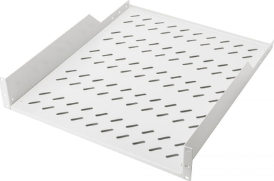 Raft fiks për kabinet 19" LevelOne Equip EZFS-19-2-80-G, 2U, 800mm, gri