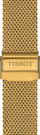 Orë për meshkuj Tissot, e artë