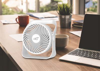 Ventilator tavoline LTC WB16, i vogël, me shumë shpejtësi, i bardhë