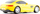 Makine me pult Mercedes AMG GT, 19 cm, shkalle 1:24, e verdhe