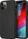 Mbulesë telefoni Mercedes AMG Hardcase Leather për iPhone 12 Pro Max, lëkurë natyrale, e zezë