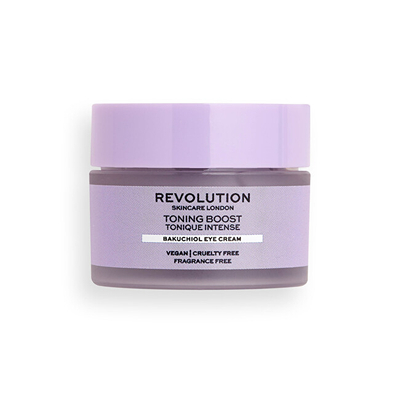 Krem për lëkurën rreth syve Revolution Skincare Toning Boost Bakuchiol Eye Cream, 15 ml