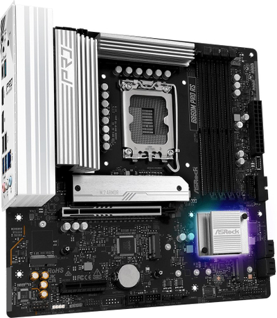 Pllakë amë Asrock B860M Pro RS, Intel B860, DDR5, Micro ATX