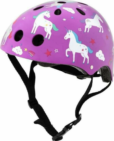 Helmet biçiklete fëmijësh Hornit Lids Hammerhead Shark, LED, 48–53 cm, rozë