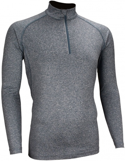 Bluzë sportive me mëngë të gjata për burra, XXL, me zinxhir, blu navy