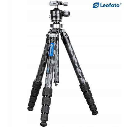 Tripod karboni Leofoto Mr.Q LQ-365C me kokë LH-47, profesional, i zi
