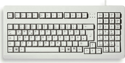 Tastierë Cherry G80-1800 Grey Compact, mekanike, me kabllo, gri