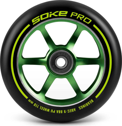Rrota trotineti Soke Scooter Wheels 110 mm, set 2 copë, jeshile