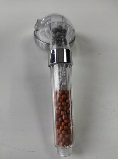 Kokë dushi Shower Head With Minerals, me filtro mineral, 3 mënyra spërkatjeje, transparente