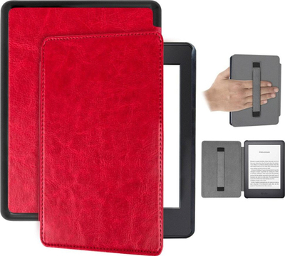 Mbrojtëse me dorezë Case Strado për Kindle 10 2019, e kuqe