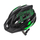 Helmet çiklizmi Meteor për në mal dhe në rrugë, e rregullueshme, e zezë me jeshile