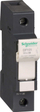 Mbajtës sigurimi Schneider DF101, cilindrik 10x38mm, 1P, IP20