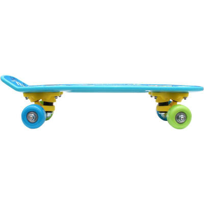 Skateboard për kalamaj Enero Mini Puppy, plastik, deri 60 kg, blu