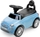 Играчка туркачка кола Toyz Fiat 500, со звуци, за деца 12–36 месеци, сина