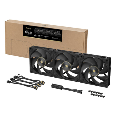 Ventilator kase PC Asus ProArt PF120, 120mm, set 3 copë, i zi
