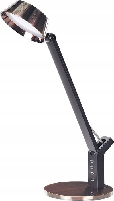 Lampë tavoline Beliani CHAMAELEON, LED, me dimmer, ngjyrë bakri