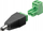 Lidhës DC Goobay me klemë, 2-pin, 5.5 x 2.1 mm