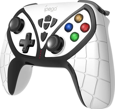 Kontroller Ipega Spiderman, wireless / me kabllo, i bardhë