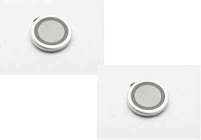 Xham lente kamere OEM për iPhone 16 Pro 16 Pro Max, set 3 copë, silver