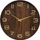 Ora murale Ivana Clock, 55cm, MDF, dru i errët