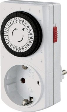 Ndërprerës kohe mekanik Bachmann Mini, 230V, 3680W, i bardhë