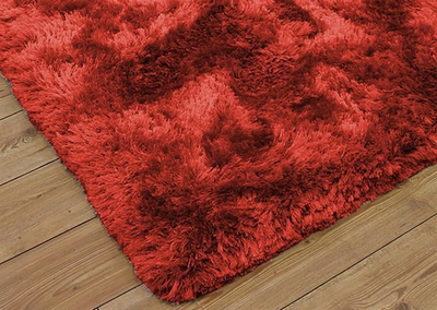 Qilim Shaggy Living Room, 140x200cm, i kuq