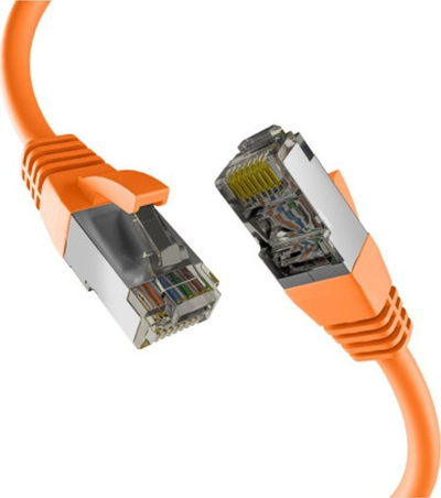 Kabllo rrjeti M-Cab EC020200286, Cat8.1, 15m, portokalli