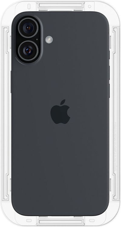 Mbrojtës ekrani Spigen EZ Fit GLAS.tR për iPhone 16, set me 2 copa, xham i temperum 9H, transparent