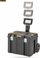 Set kuti mjetesh DeWalt TSTAK V2, 3 pjesë, IP54, i verdhë
