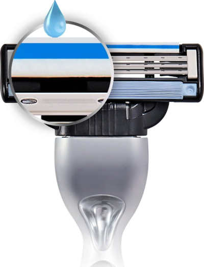 Set rruajtjeje Gillette Mach3, 8 koka rezervë, xhel 200ml