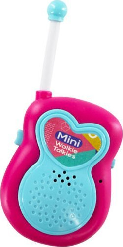 Walkie talkie lodër Mini Icom, set 2 copë, distancë 10m, rozë dhe blu